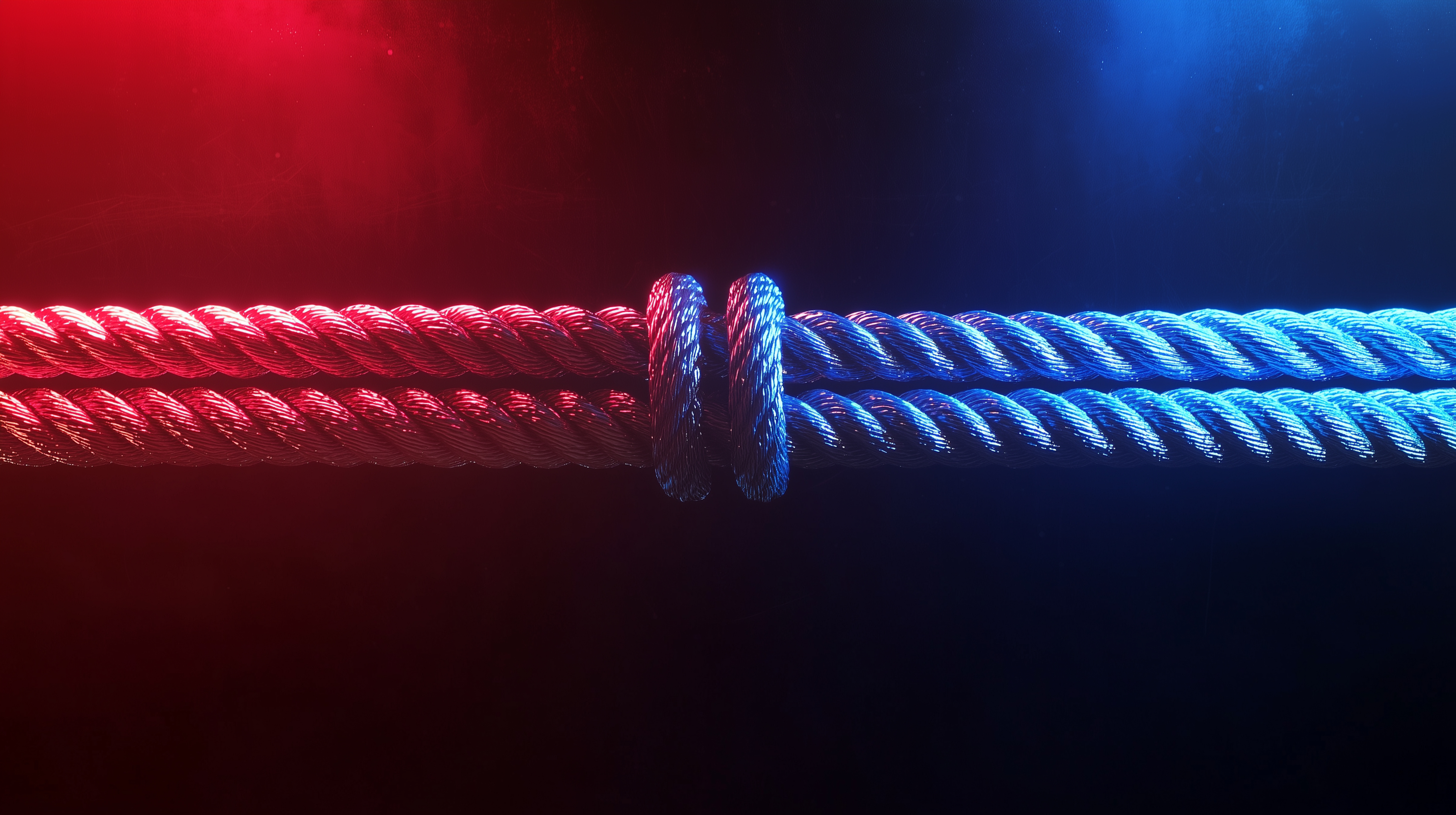 red blue rope