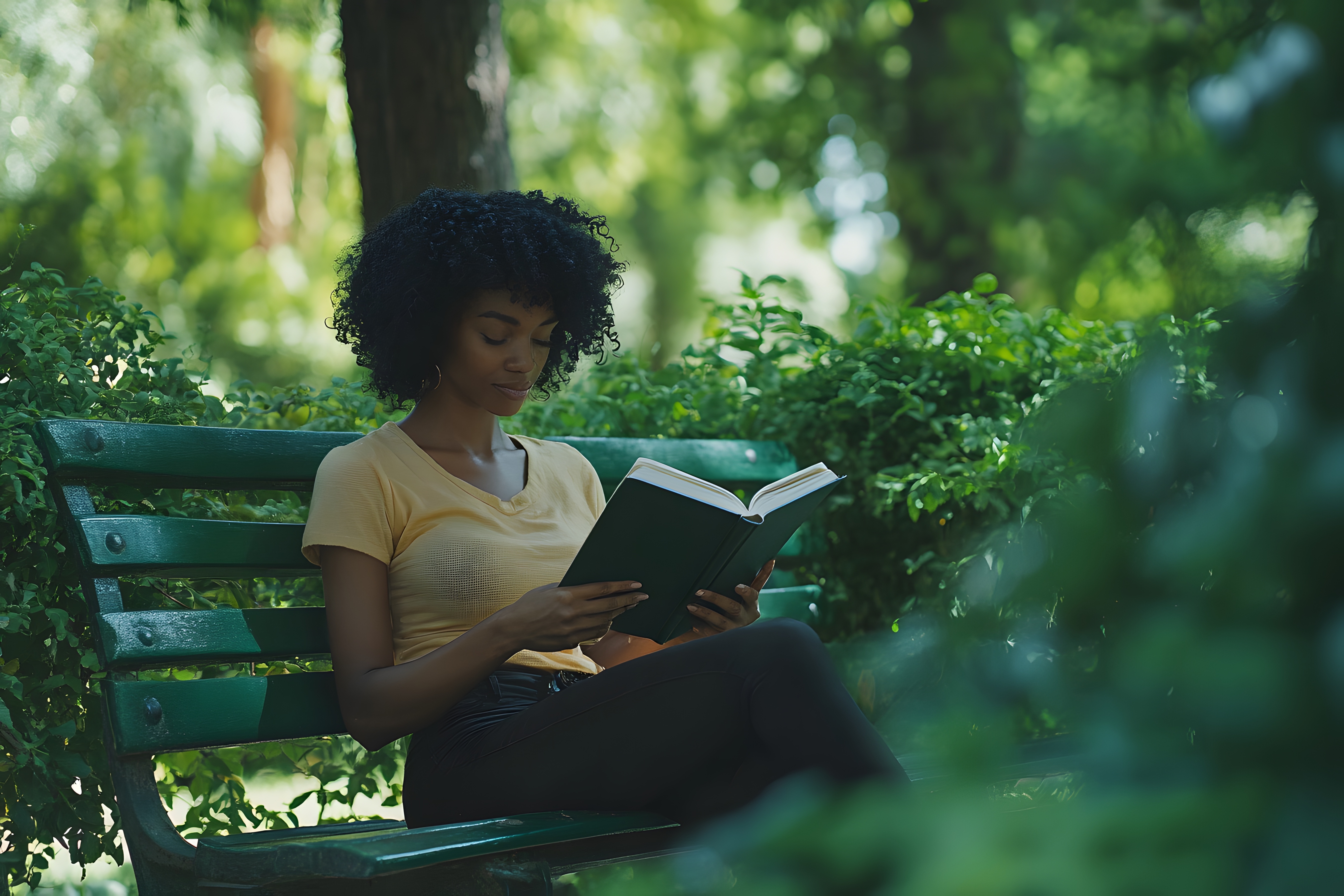 woman reading