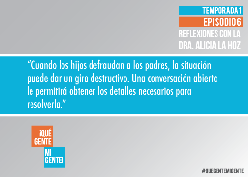 Cuando los hijos defraudan a los padres, la situación pueda dar un giro destructivo. Una conversación abierta le permitirá obtener los detalles necesarios para resolverla.