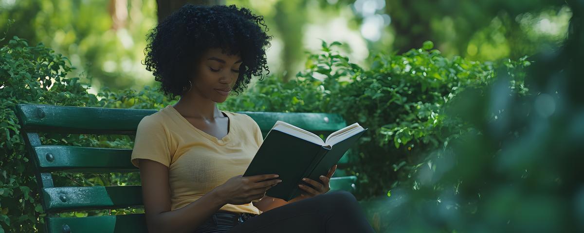 woman reading